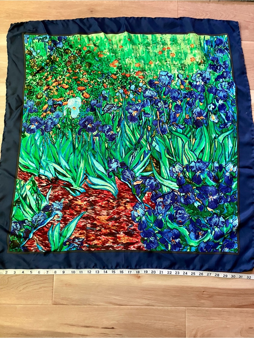 Van Gogh Iris Silk Scarf